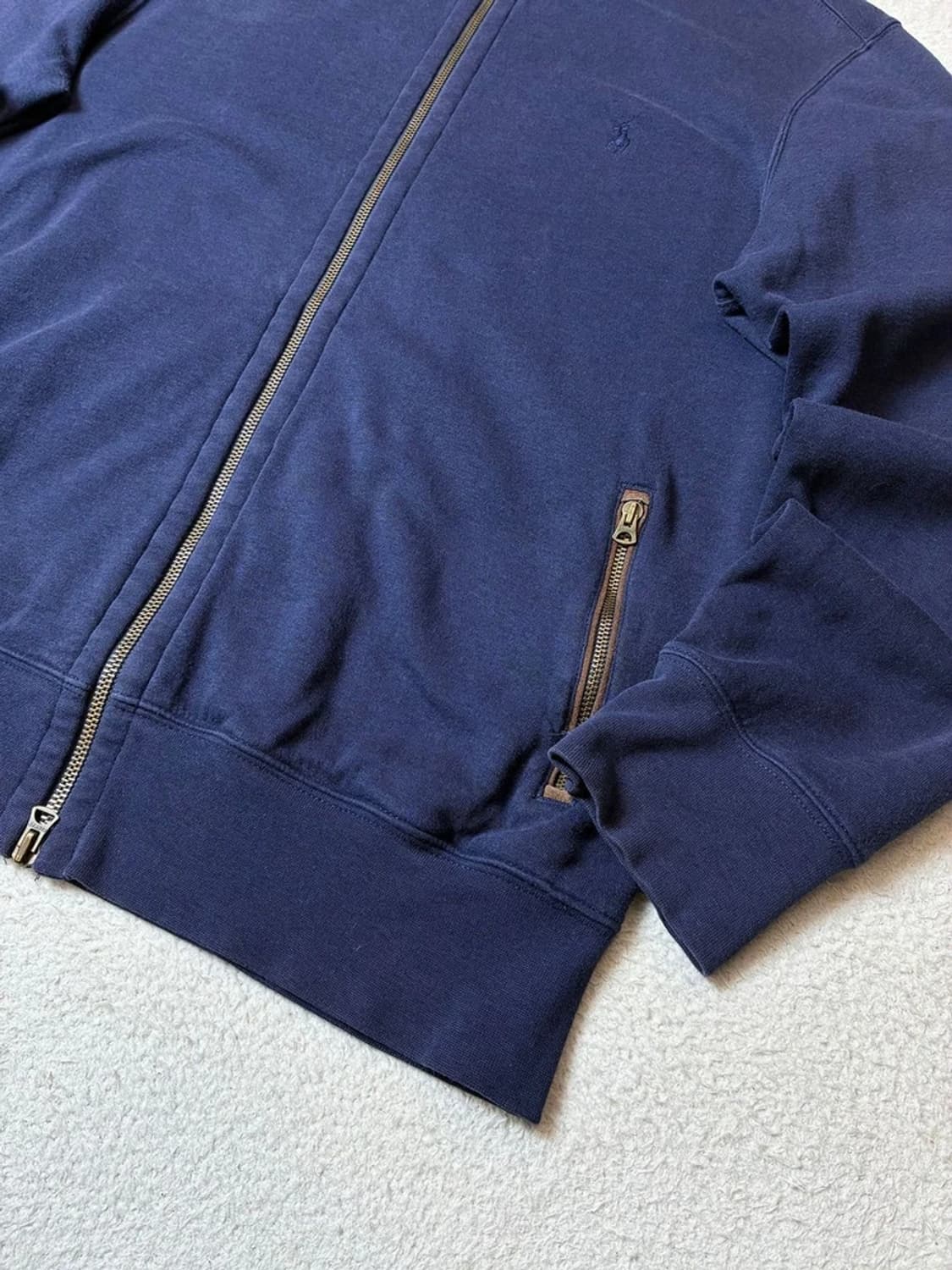 폴로 랄프로렌 00's 코튼 투웨이 풀집 니트 PN6703 상품이미지4