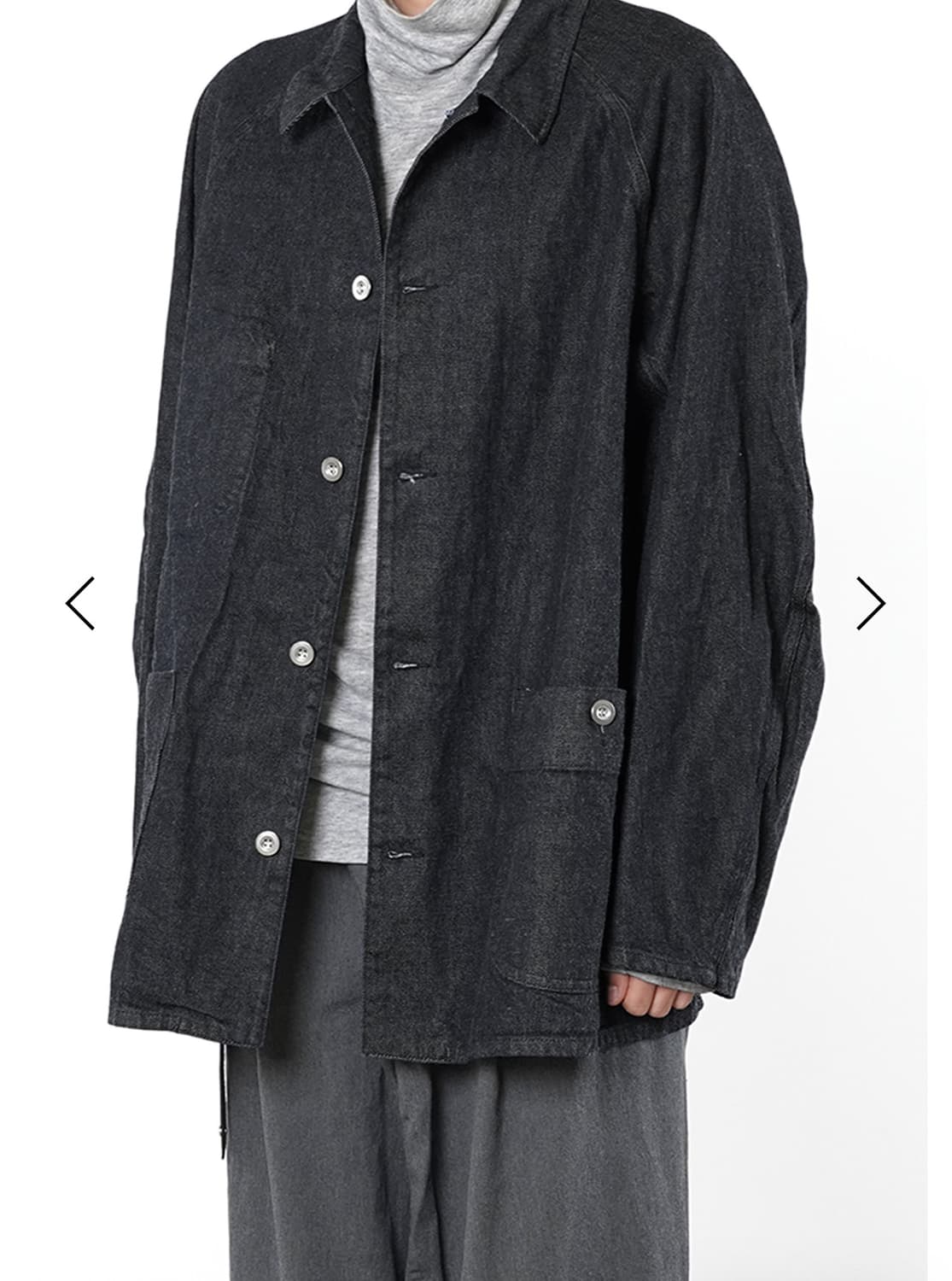 이얼즈어고 INDIGO OKAYAMA COTTON WASHED 워크자켓 상품이미지2