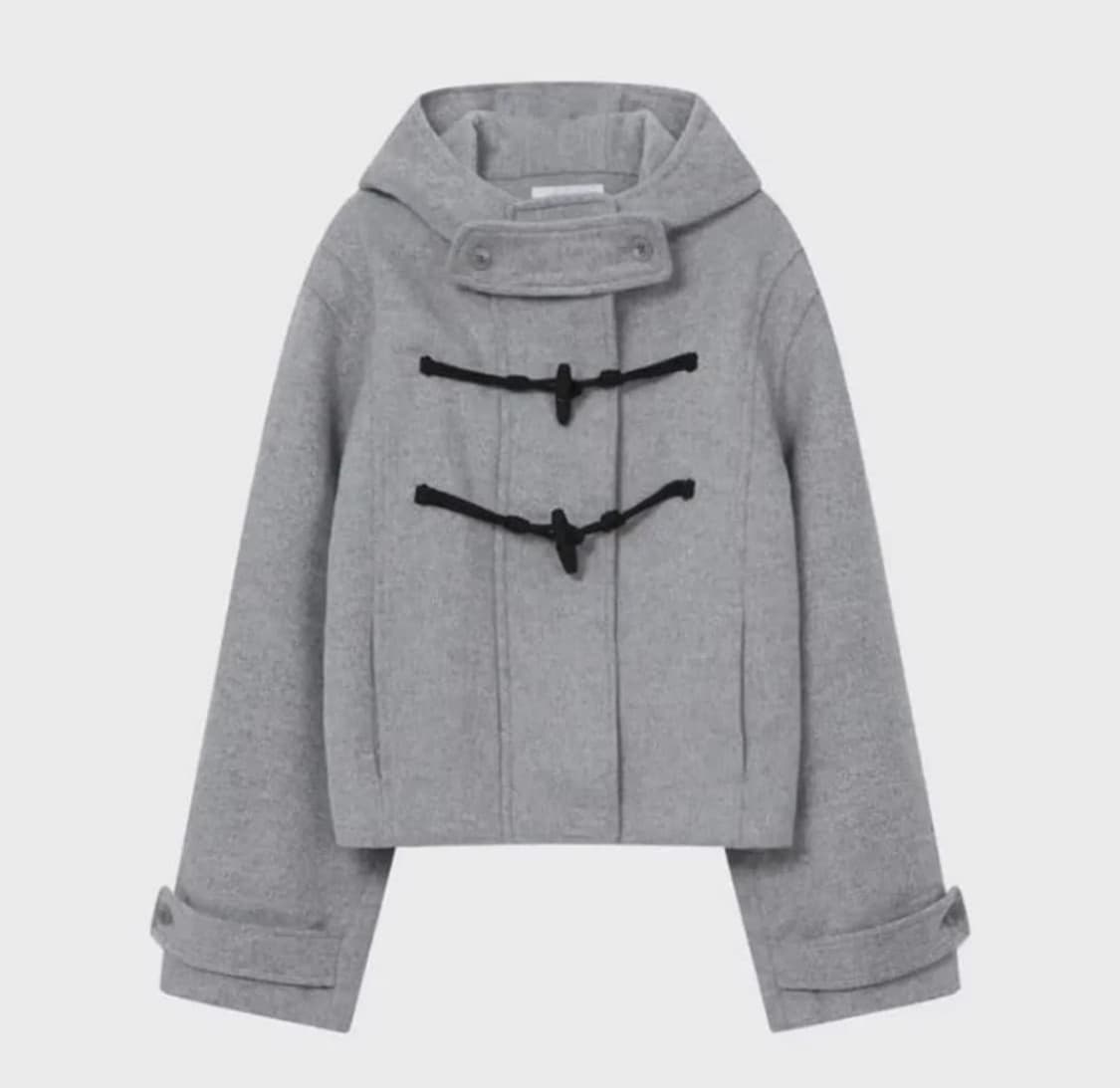 미세키서울 숏 떡볶이코트 gray 상품이미지1