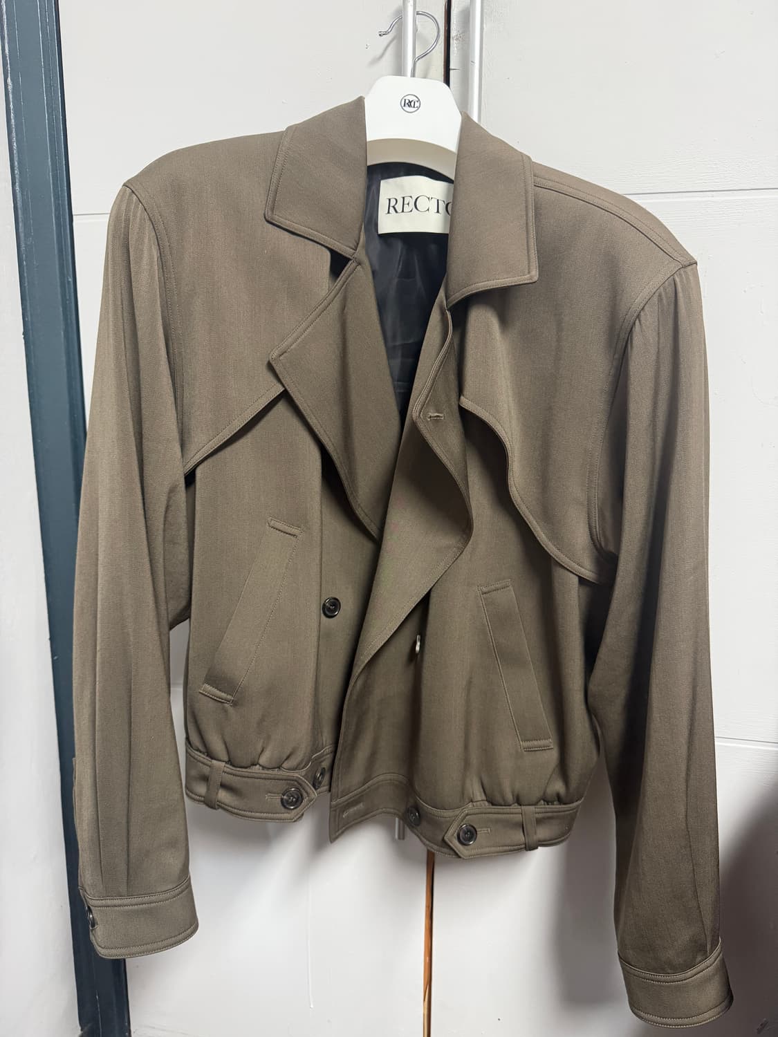 렉토 트렌치 자켓 TRENCH DETAIL WOOL JUMPER 상품이미지7