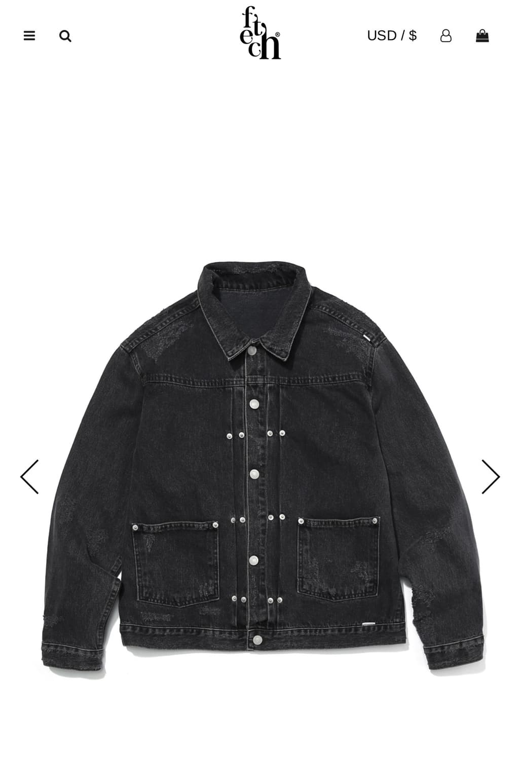 fetch storm denim jacket 상품이미지1