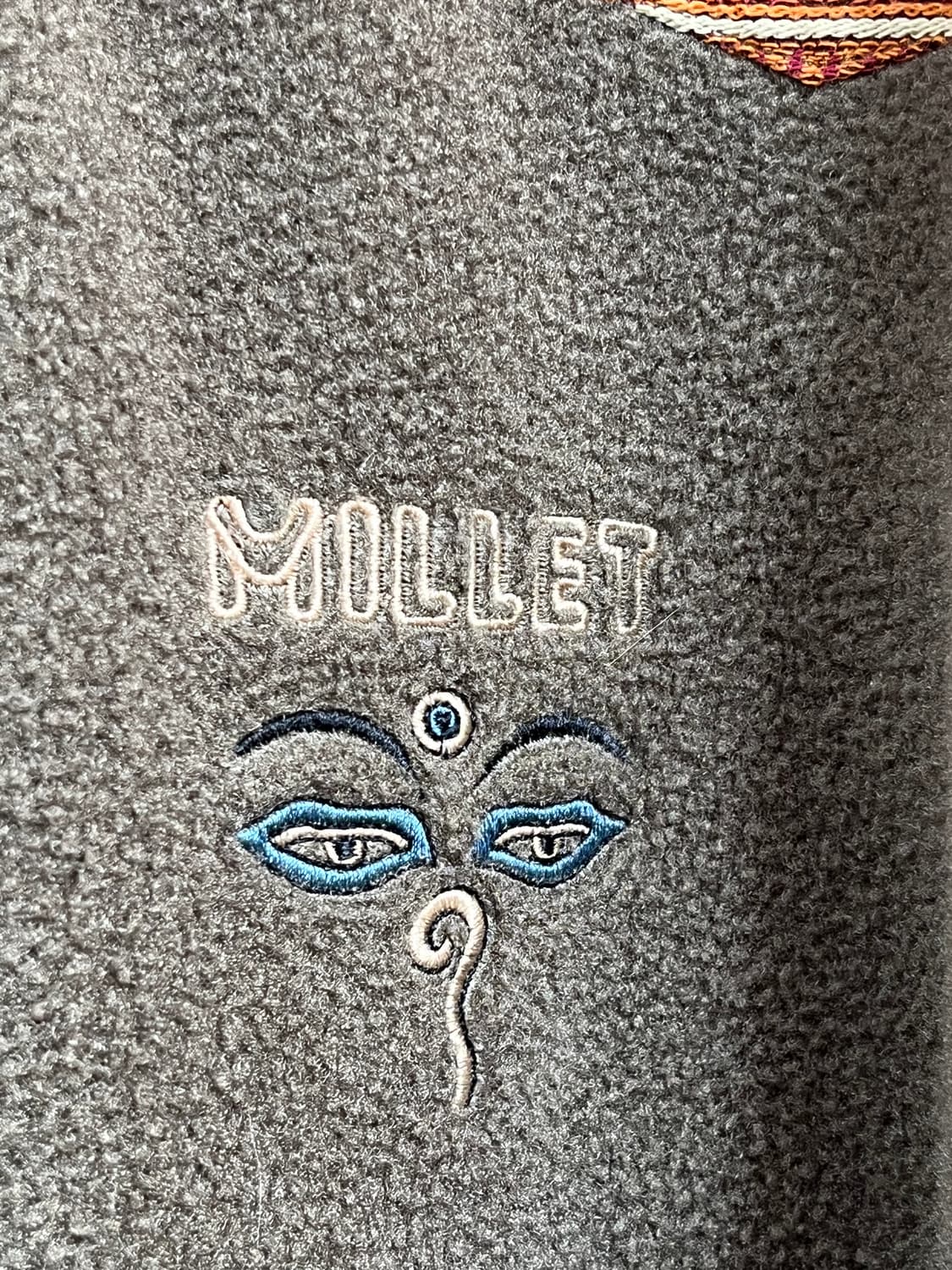 Millet 밀레 빈티지 오버핏 카라 플리스 상품이미지6