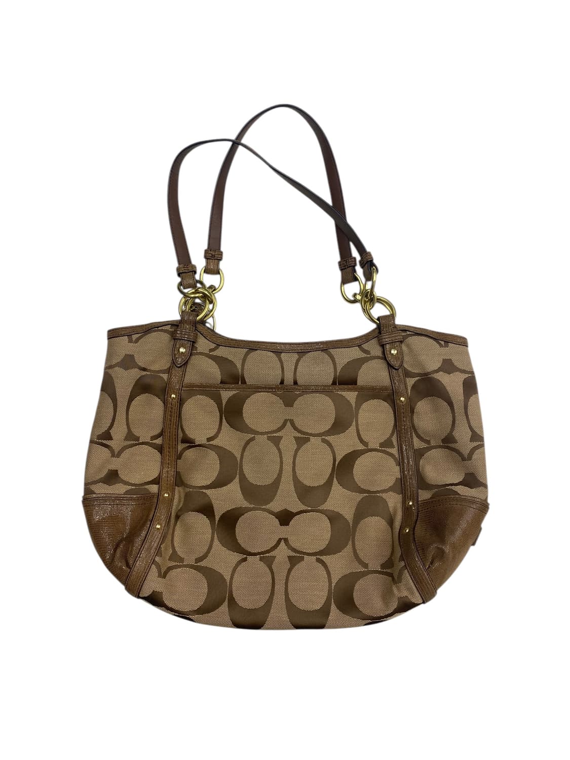 코치 y2k 브라운 숄더백 상품이미지2