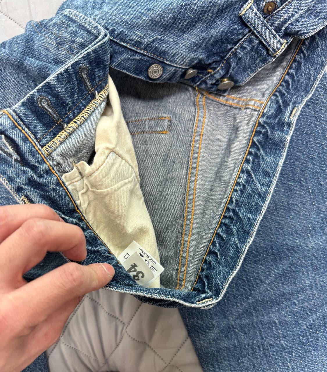 웨어하우스 1101 미디엄인디고 34사이즈 상품이미지3