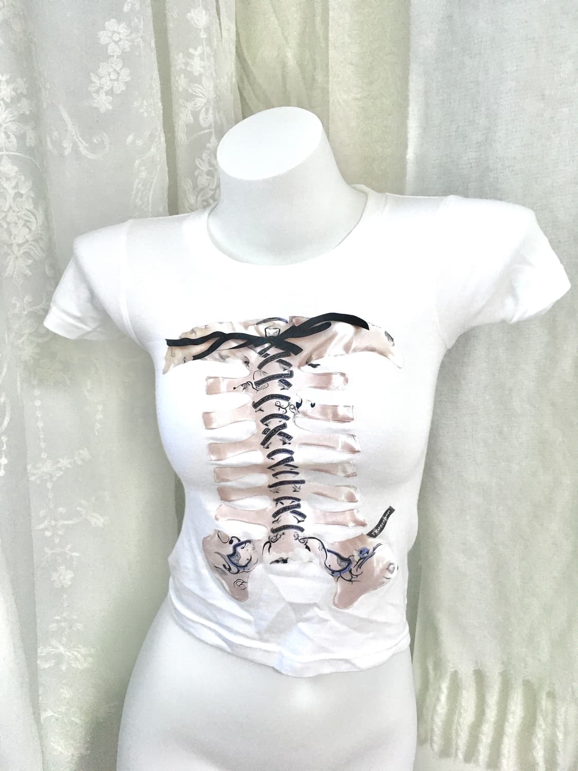 tensishop 프린팅 슬림 반팔탑  상품이미지10