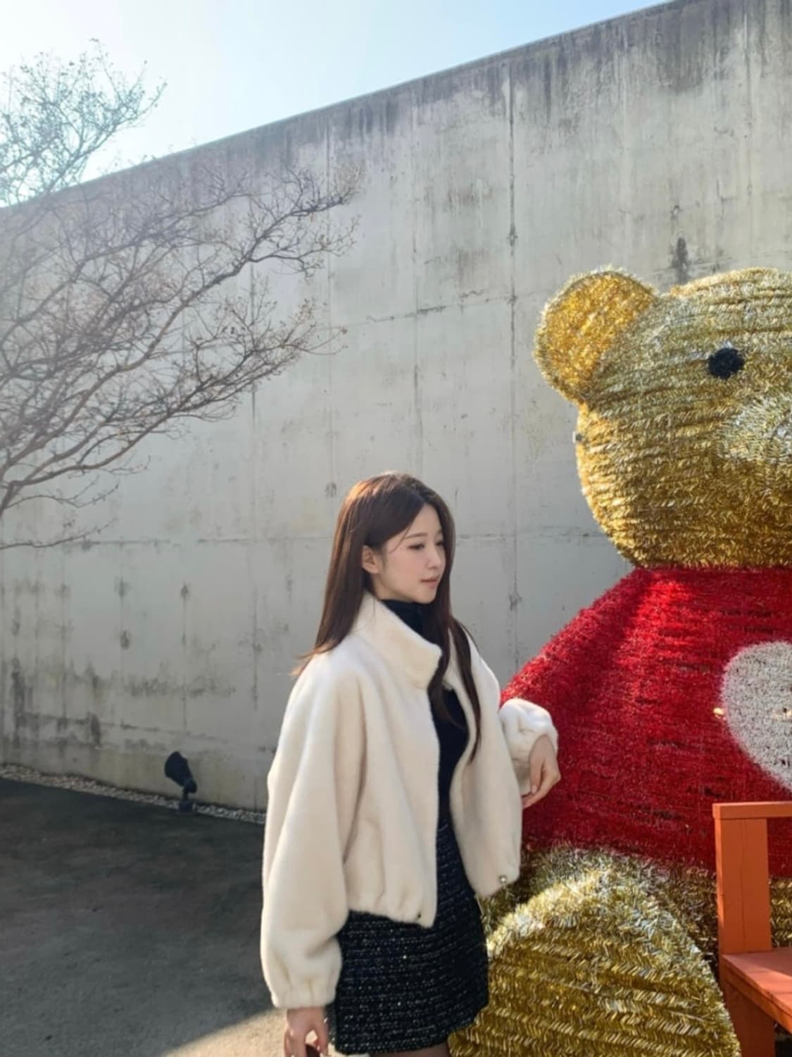 (새상품)비코튼 블란 퍼자켓 상품이미지5