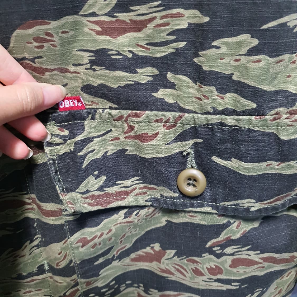 OBEY 오베이 타이거 카모 야상 자켓  상품이미지3