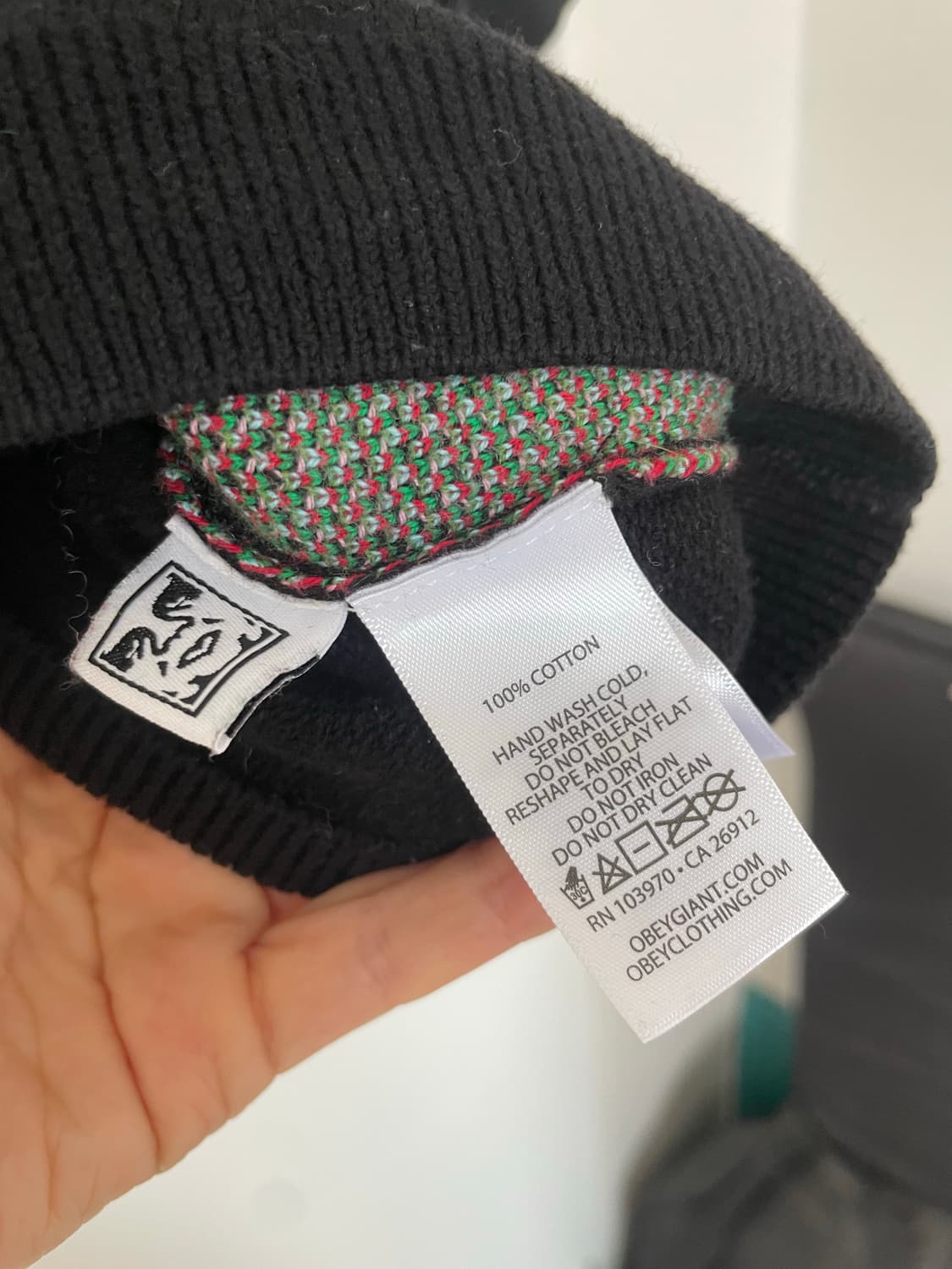 Obey 니트가디건 블랙 m 상품이미지3