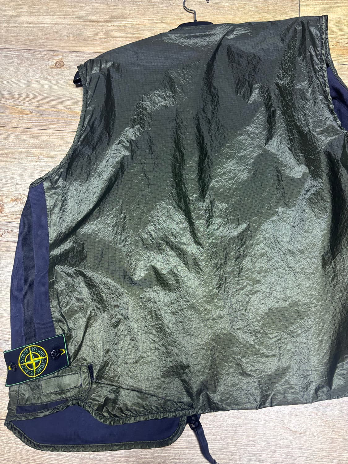 스톤아일랜드 90년대 빈티지 나일론 리버시블 베스트 상품이미지4