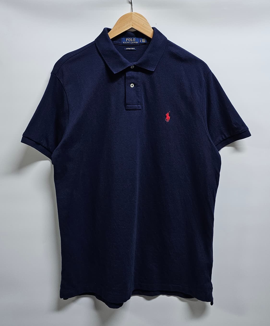 폴로 랄프로렌 네이비 반팔 카라티 L 상품이미지1