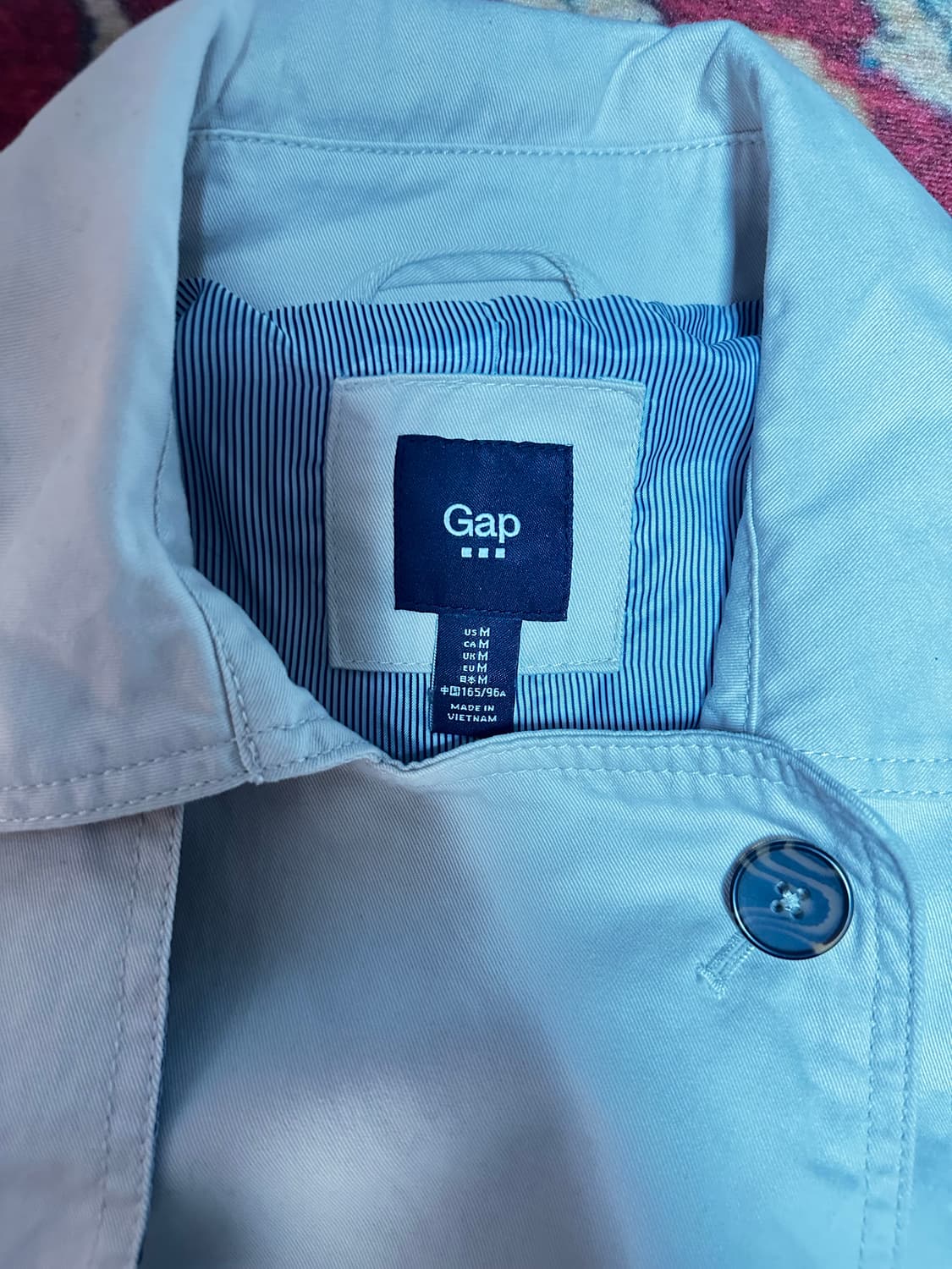 GAP 트렌치코트 아이보리 M 상품이미지2