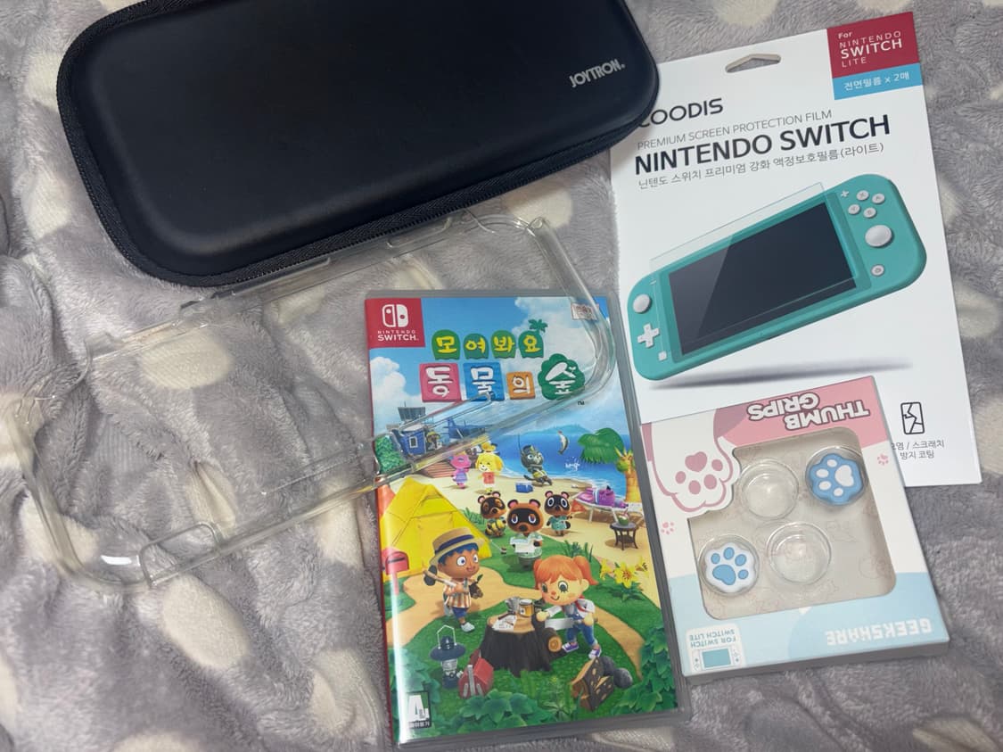 닌텐도 스위치 라이트 코랄 + 모동숲 동물의 숲 칩 상품이미지3
