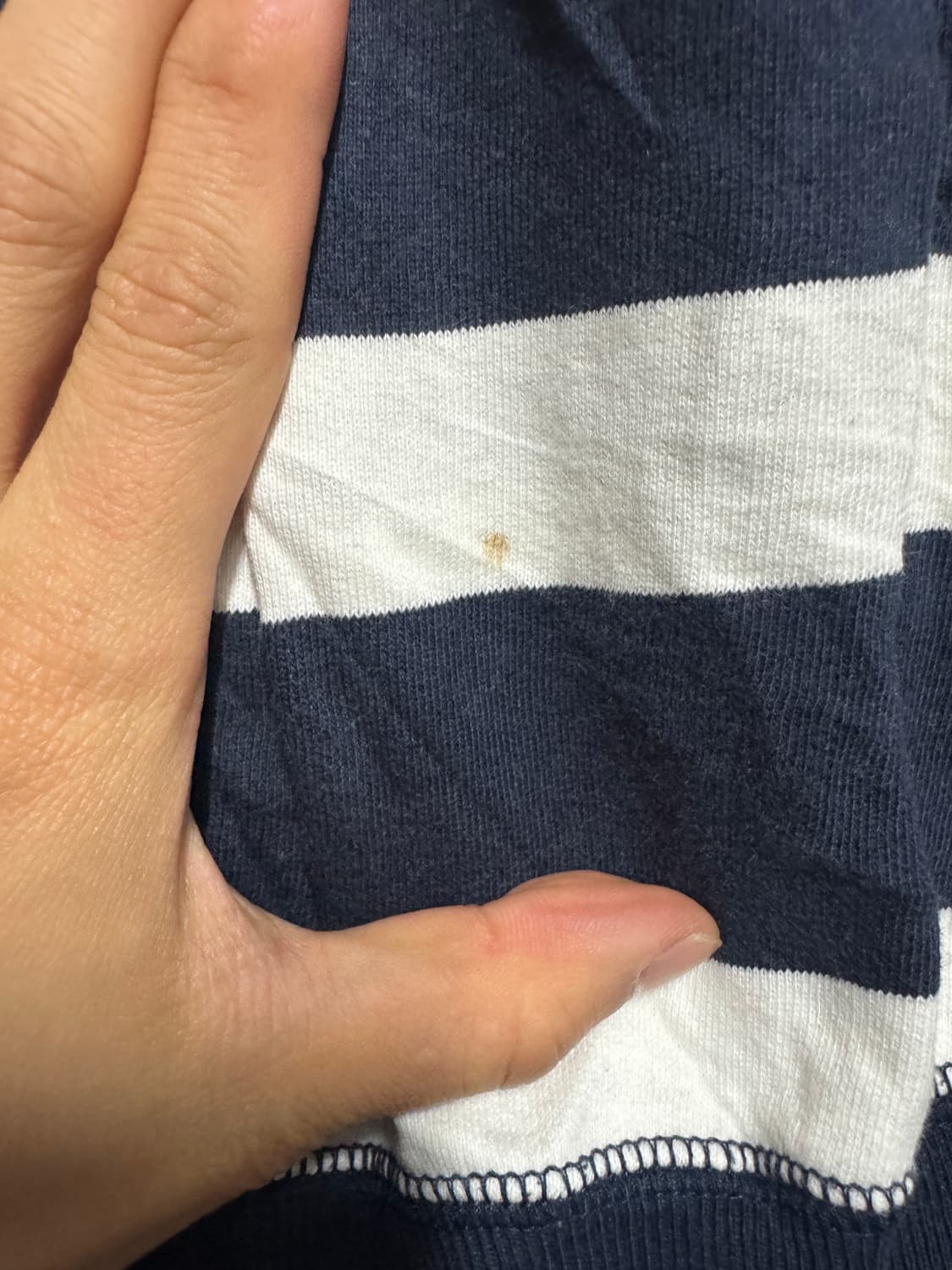 폴로 스트라이프 맨투맨 L 상품이미지4