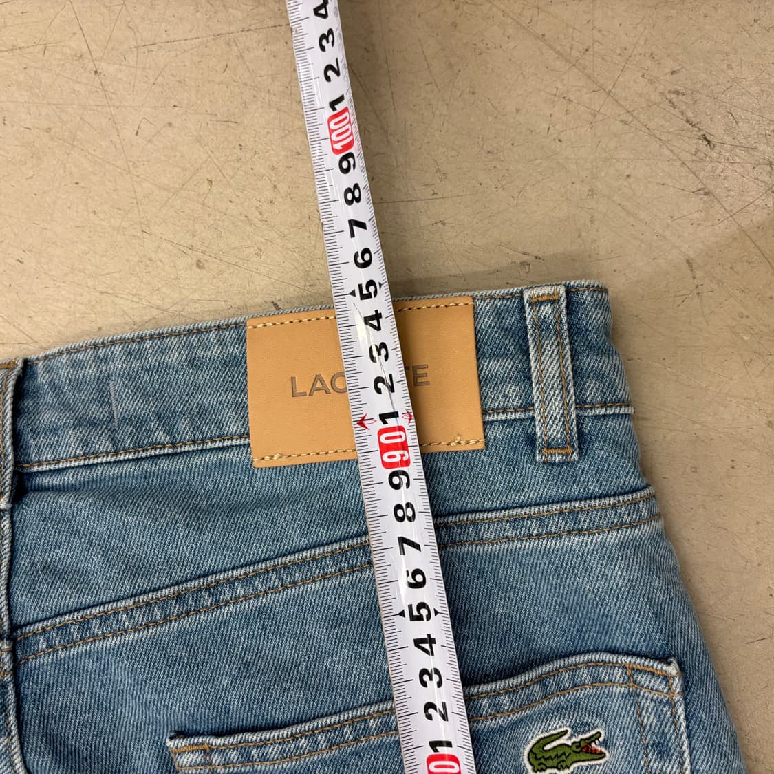 라코스테 슬림핏 데님 팬츠 상품이미지5