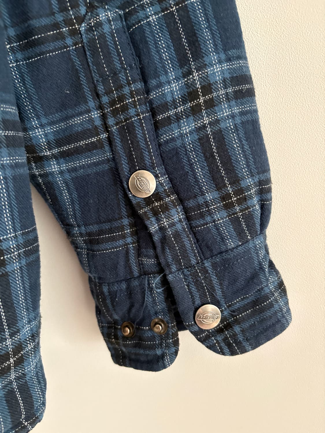 Dickies 체크 플란넬 패딩 셔츠 자켓 L 상품이미지3