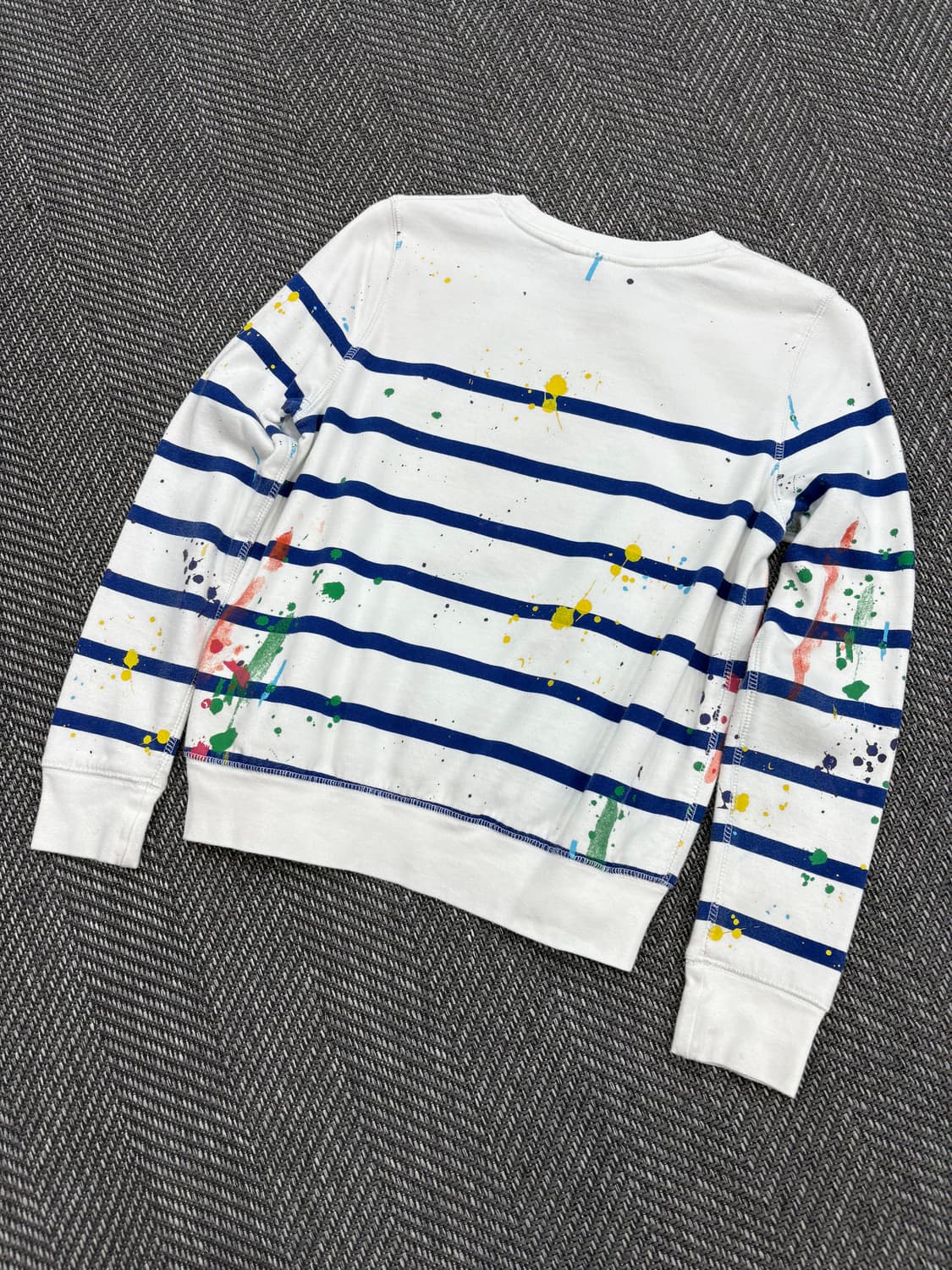 폴로 스트라이프 맨투맨 상품이미지5