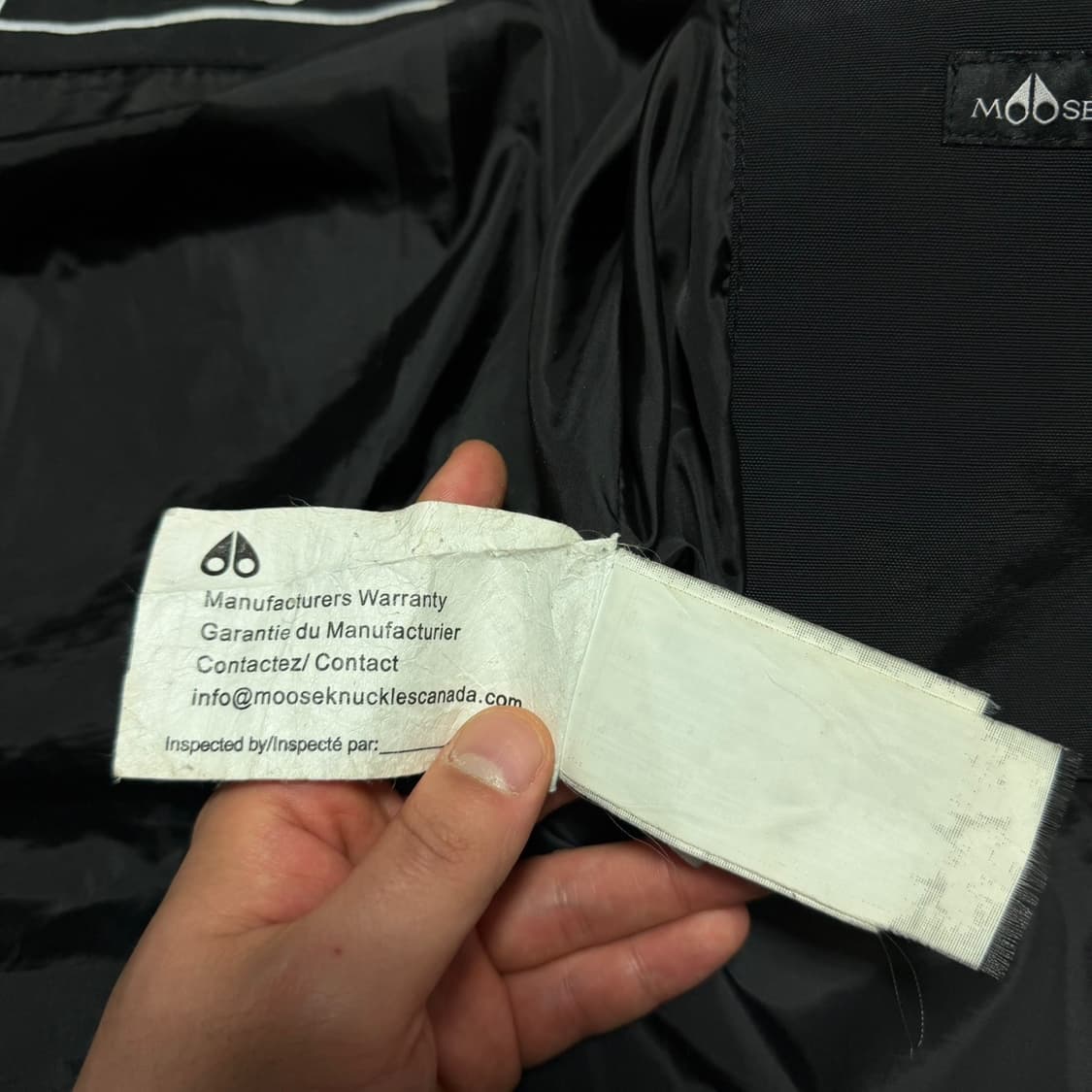 무스너클 쓰리쿼터 퍼 후드 패딩 자켓 상품이미지4