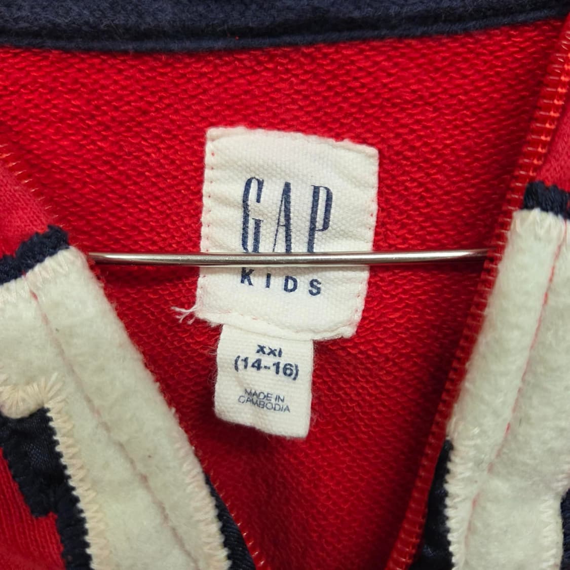 Gap 갭 빅로고 폭닥 스웻 후드집업 져지 상품이미지7