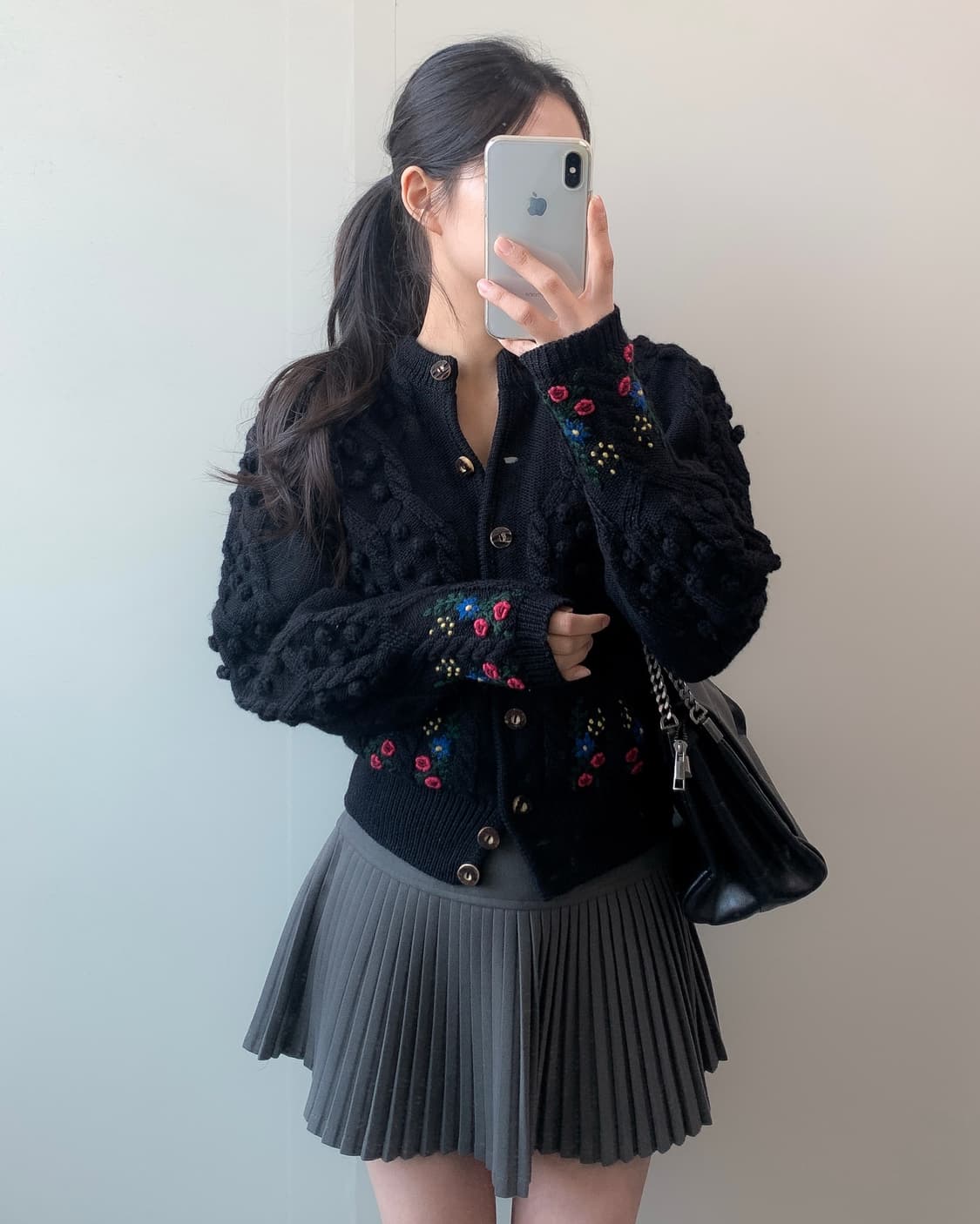 Mcdavid  울 자수 가디건 상품이미지2