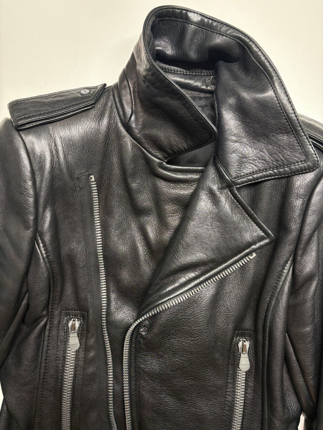 발렌시아가 11aw 모토 바이커 레더 자켓 상품이미지9