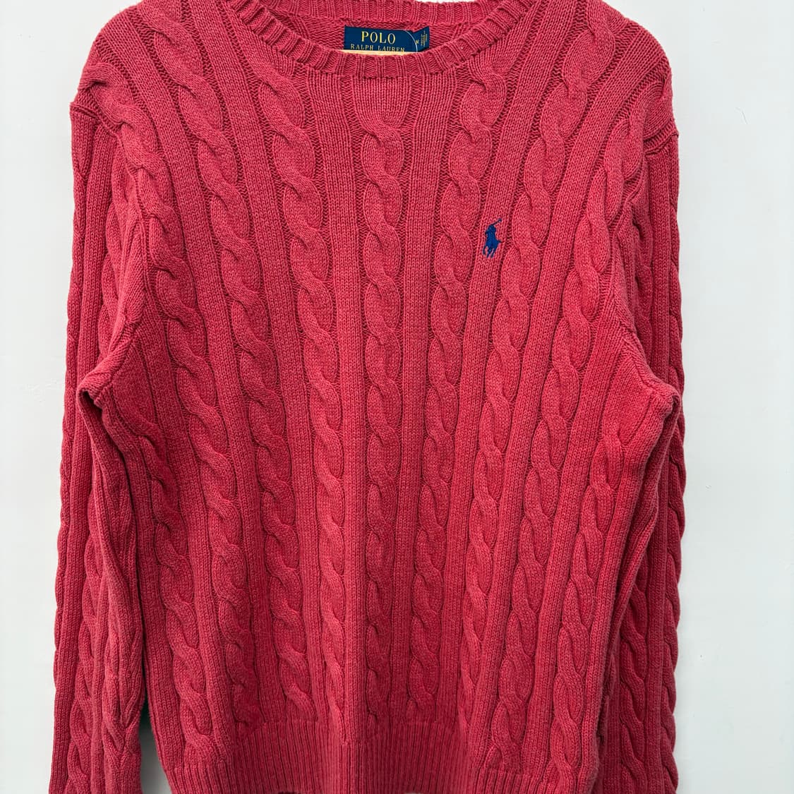 폴로 랄프로렌 케이블 니트 남m 상품이미지2