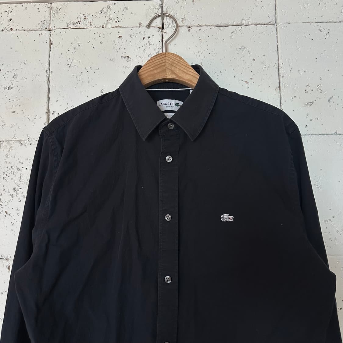 100 라코스테 슬림 셔츠 스판 상품이미지2