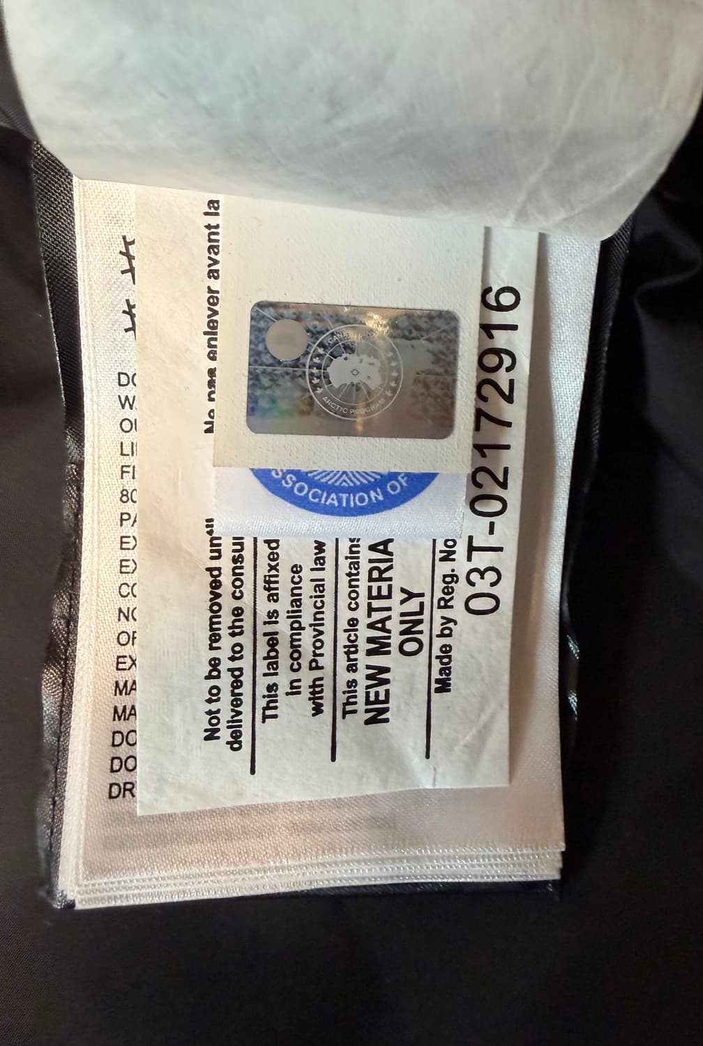 캐나다구스 맥밀란 어드미럴 블루 인터 S 판매합니다. 상품이미지6