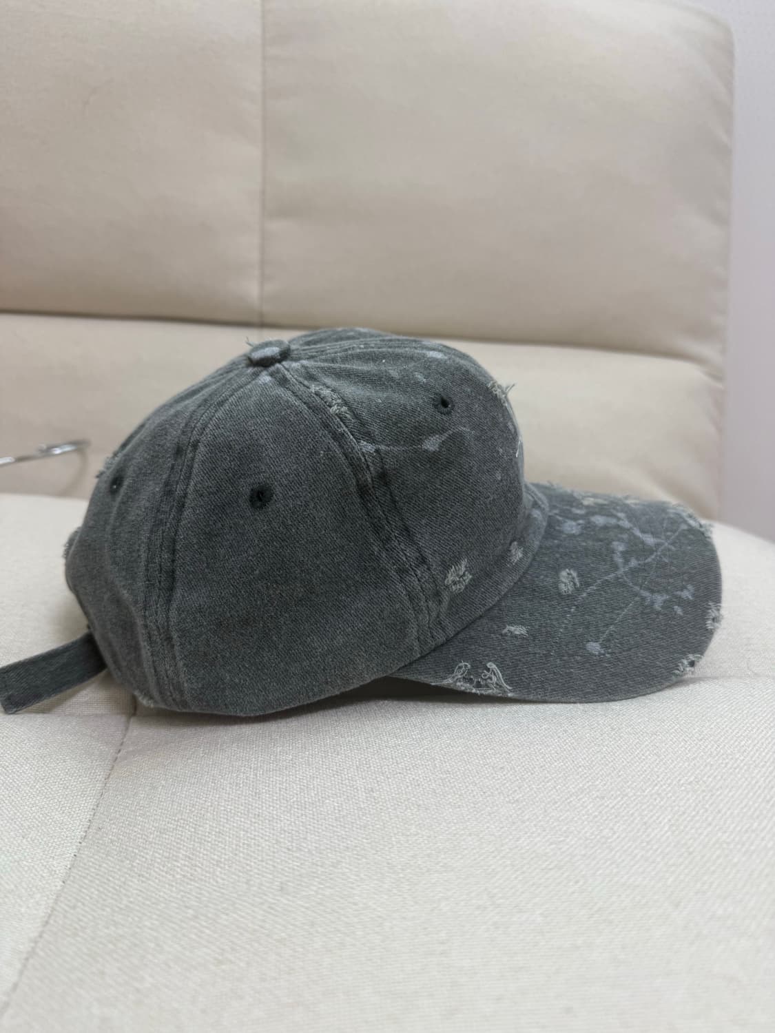 디스트레스드 페인팅 캡 상품이미지4
