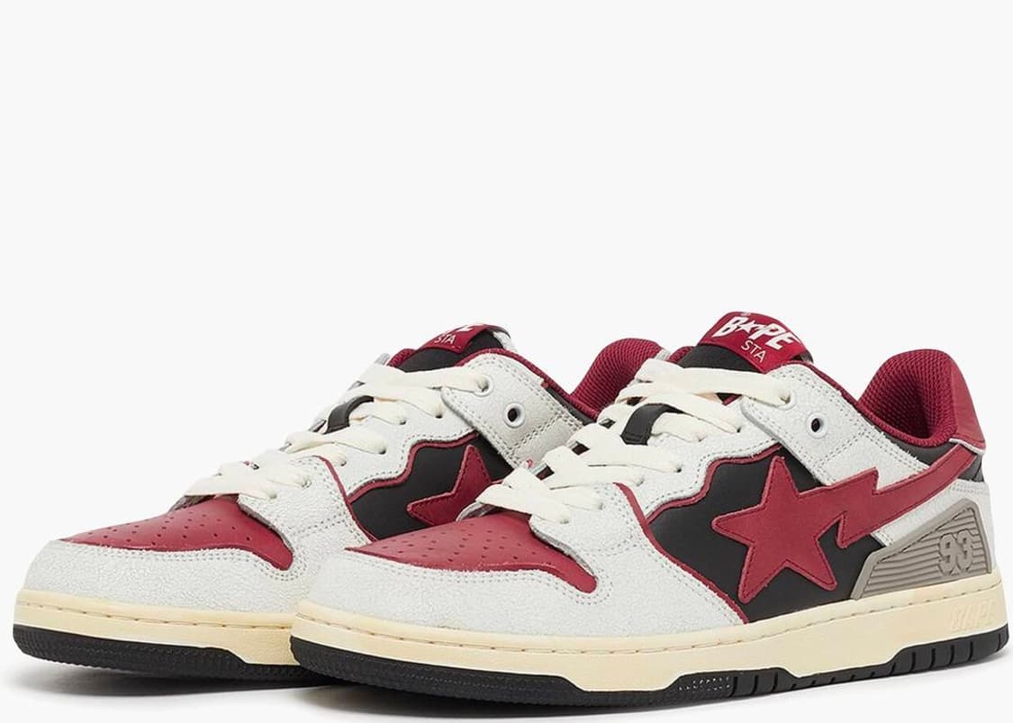 베이프 bape sk8 sta white/red 270 상품이미지1