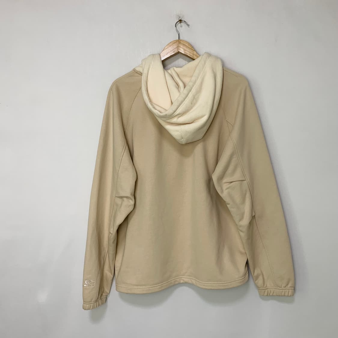 스타터 하프집업 후드티 베이지 아이보리 L 반집업 남녀공용 상품이미지6