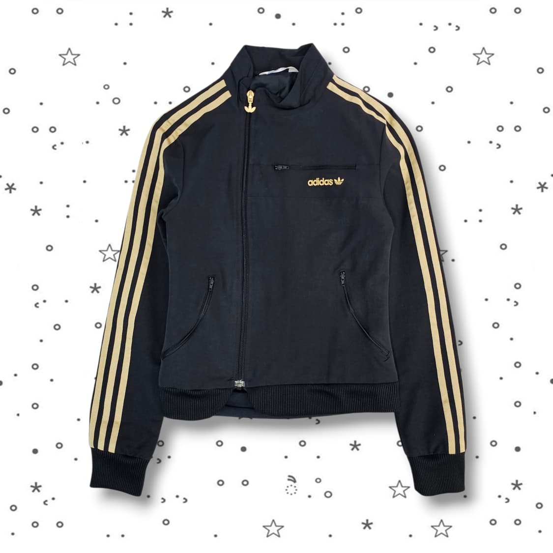 XS ADIDAS 아디다스 언발 트랙 집업 자켓 상품이미지1