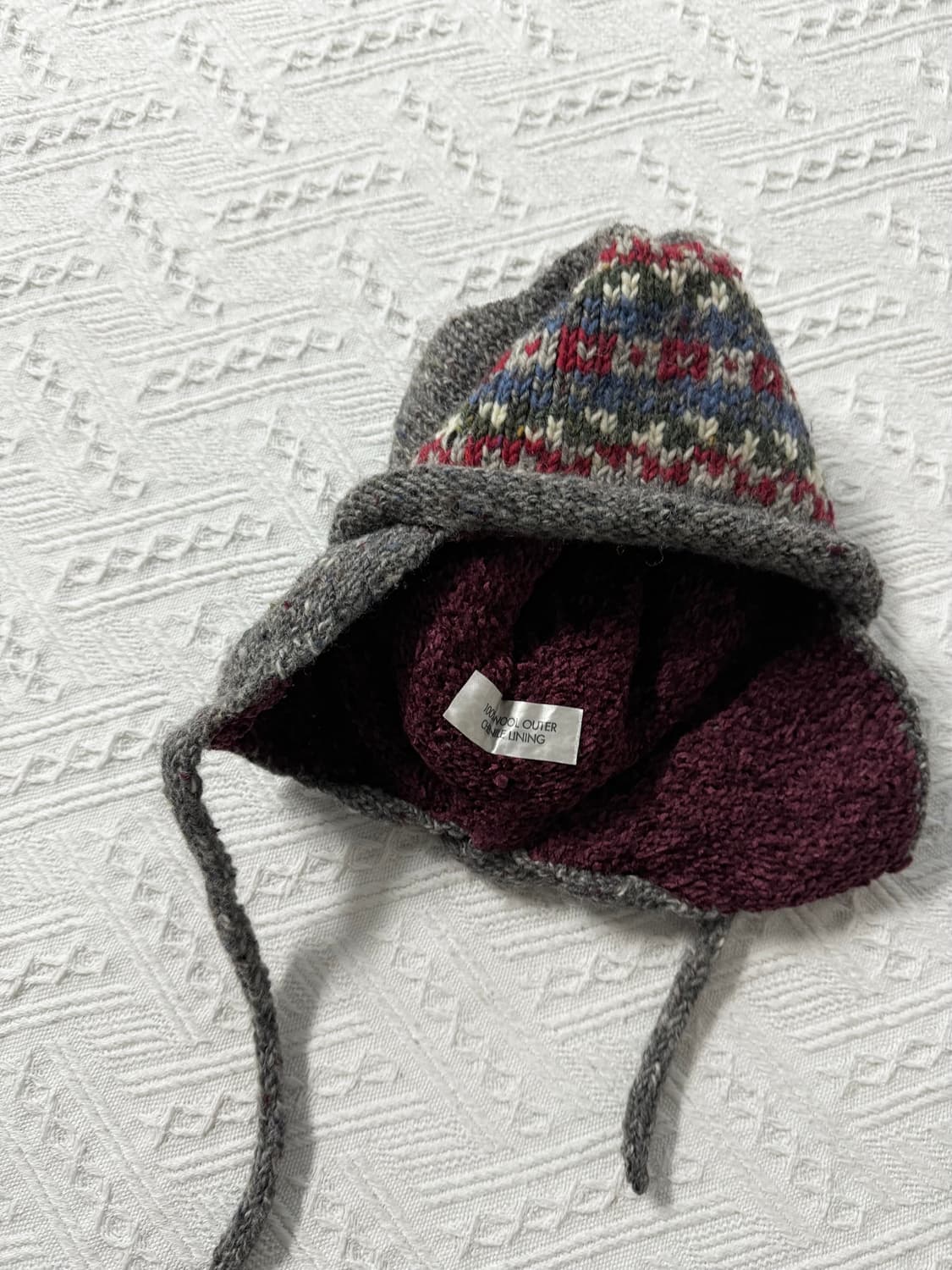 이어플랩 울 니트 햇 상품이미지3