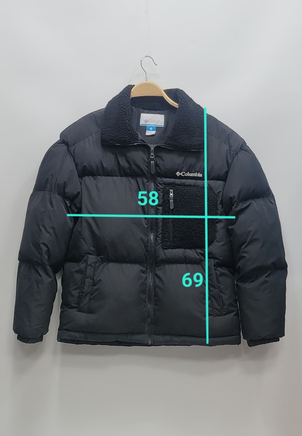 Columbia 21FW 컬럼비아 블랙 푸퍼 패딩 자켓 / 남 M 상품이미지10