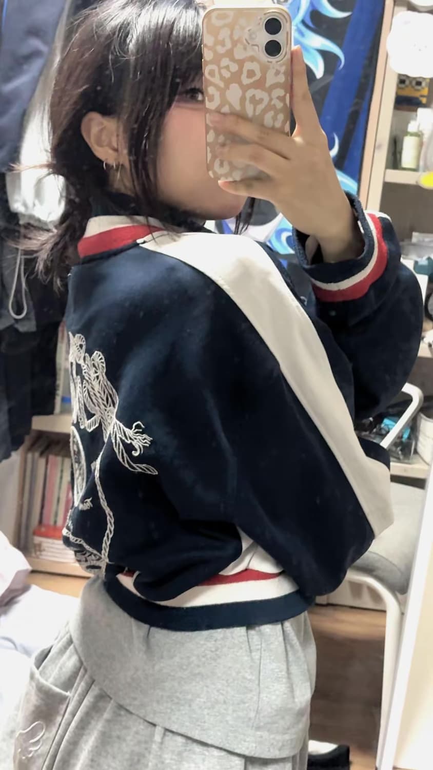 펑크 y2k 크롭 집업 상품이미지2