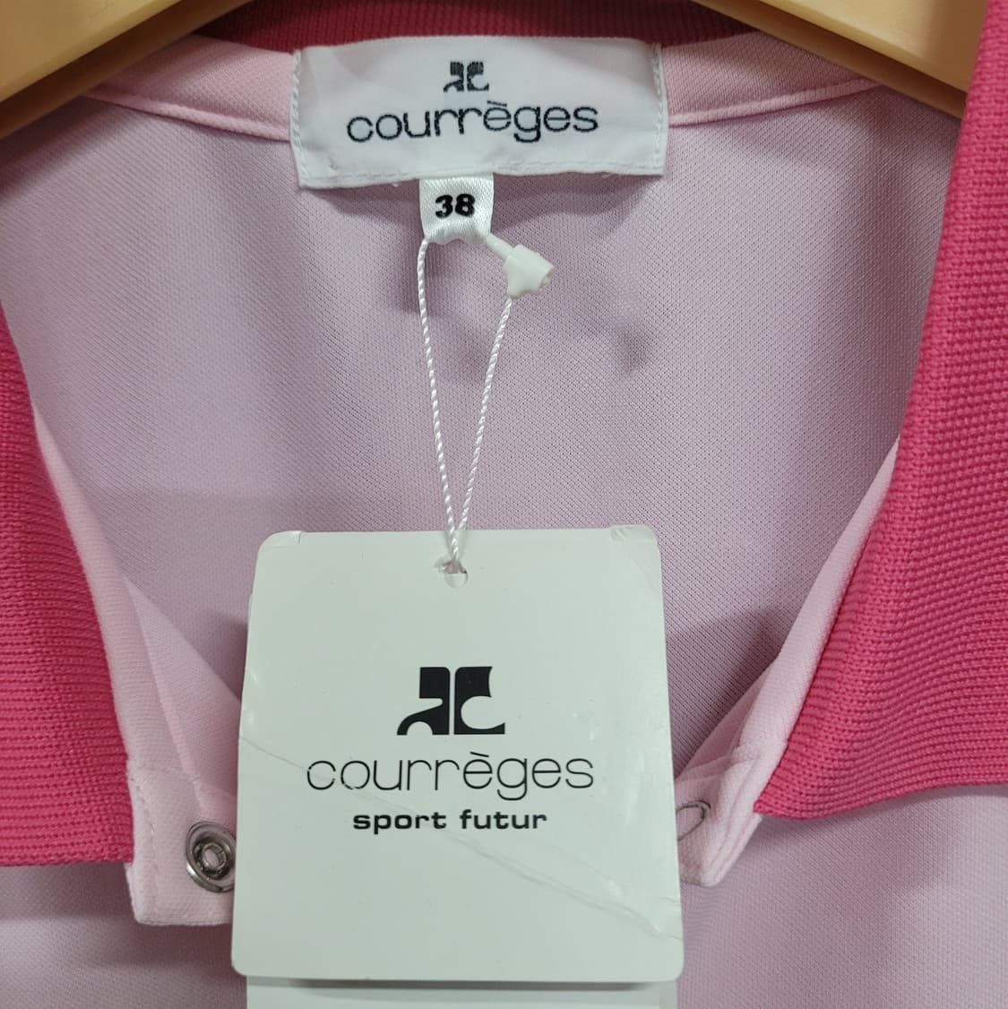 courreges 꾸레쥬 핑크 스트라이프 원피스(새제품급) 상품이미지5