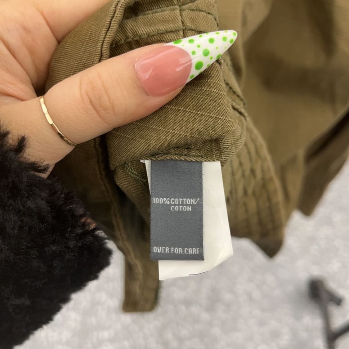 아베크롬비 밀리터리 사파리 헌팅 올리브 야상 자켓 S C09019 상품이미지6