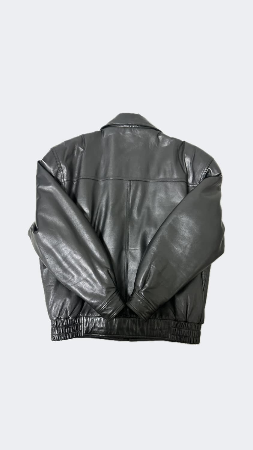 montana 양가죽 레더 자켓 블랙 상품이미지4