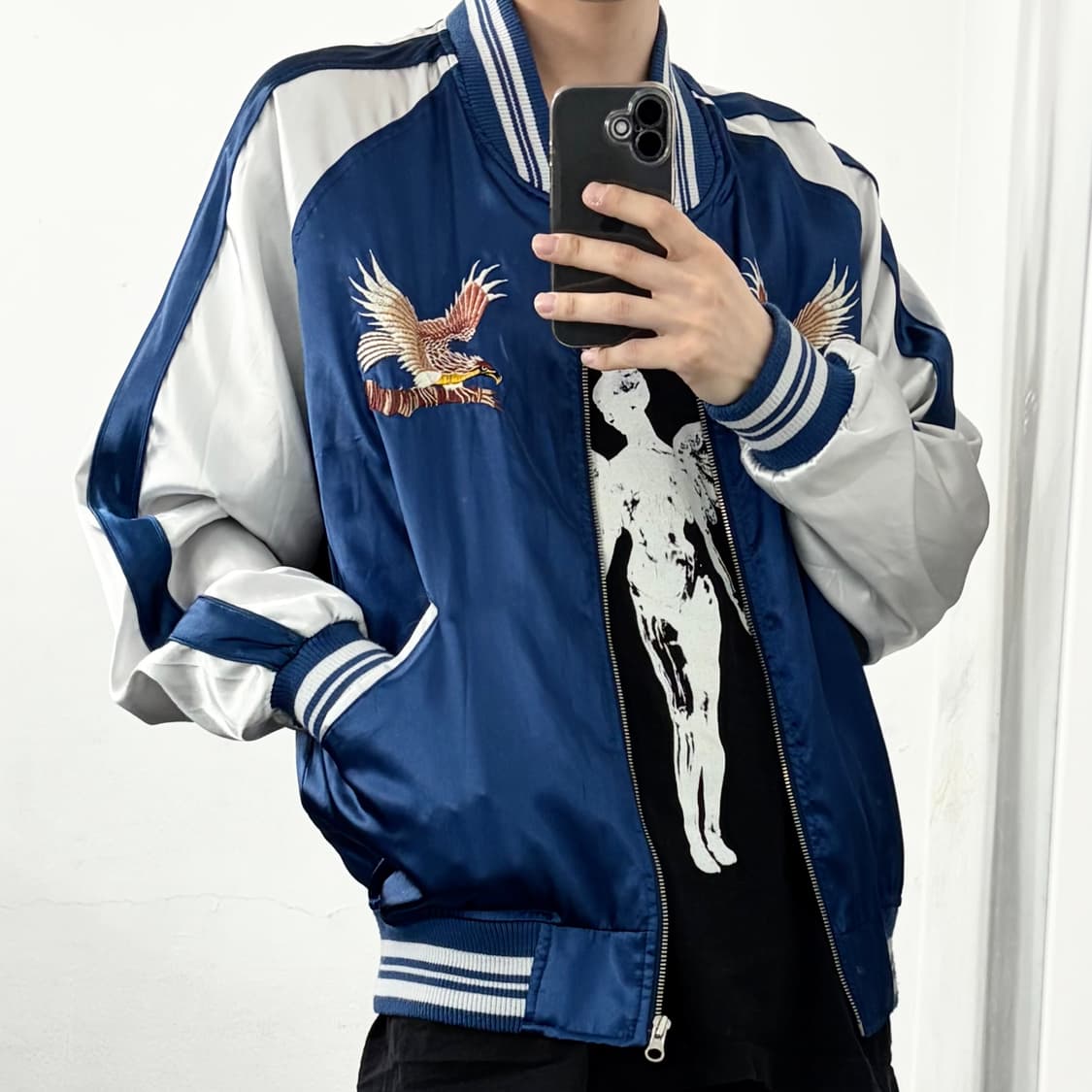 Humber 자수 스카쟌 자켓 상품이미지2