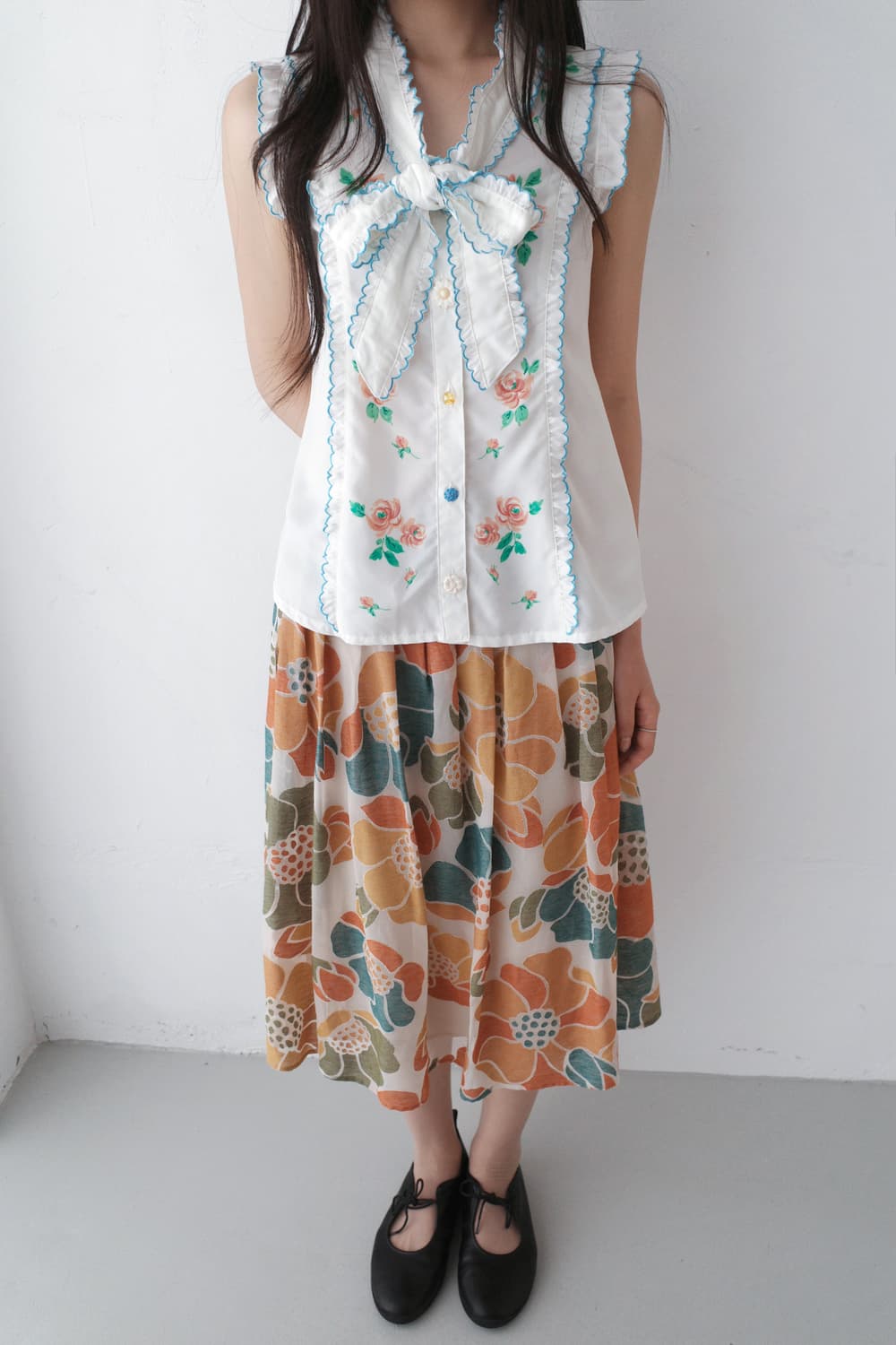 bubble flower skirt 상품이미지4