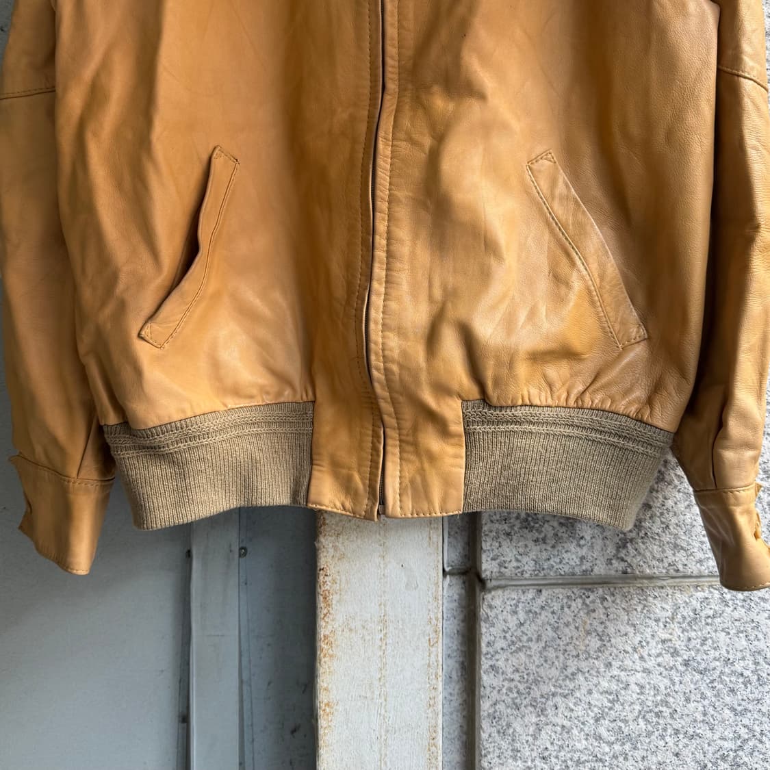 PIRA SPA 빅카라 레더 자켓 상품이미지4