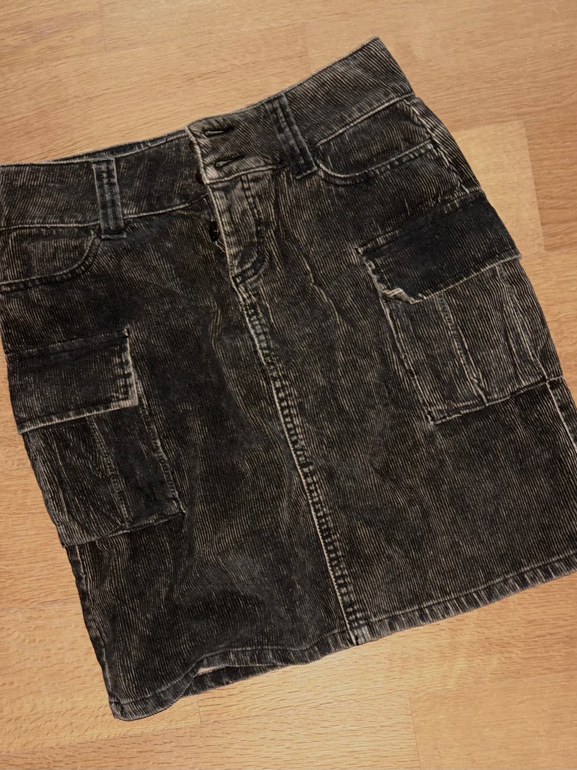 bit blue 빈티지 골덴 카고 미니스커트 상품이미지2