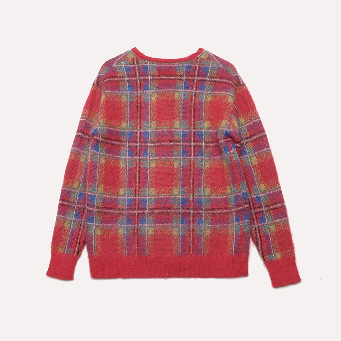 X BEAMS BOY 23fw tartan mohair cardigan 상품이미지8