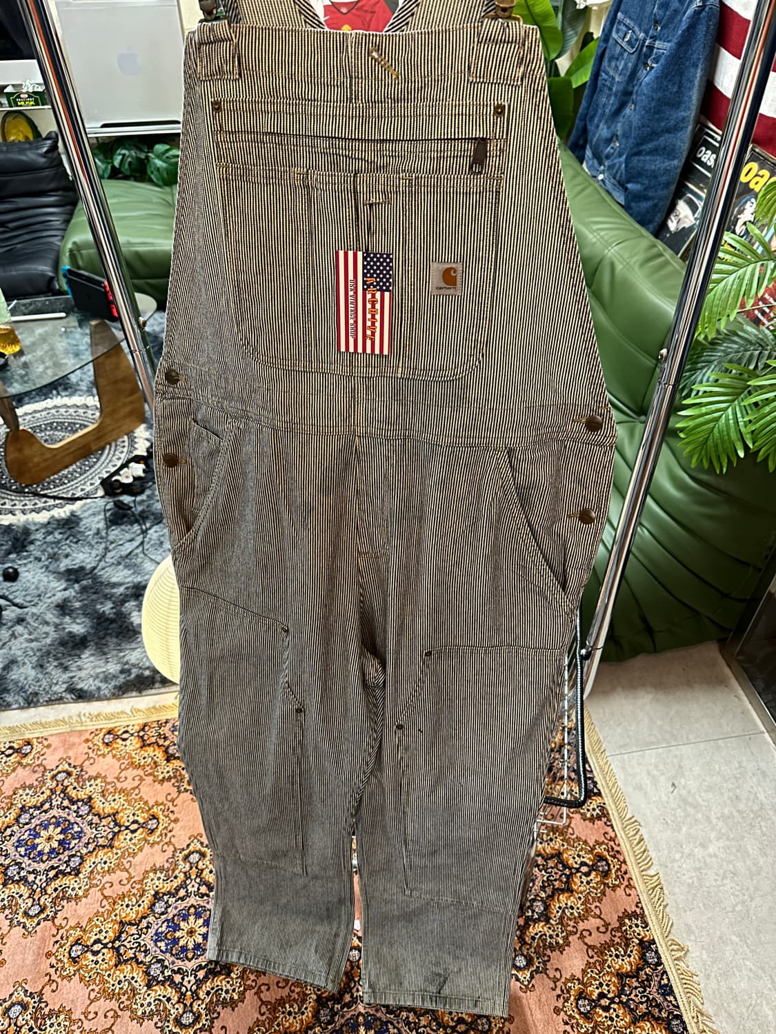 칼하트 더블니 히코리 오버올 상품이미지5