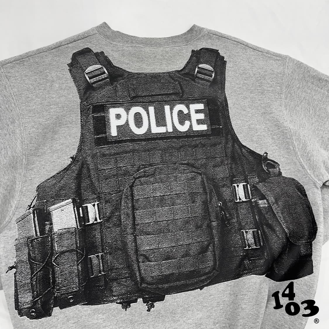 POLICE VEST 커스텀 맨투맨 🚓🚨 상품이미지4