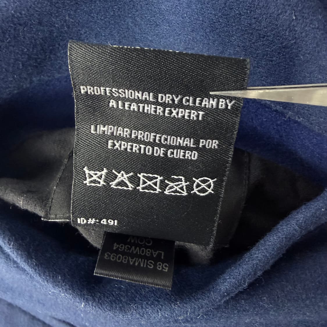 NFL 댈러스 카우보이스 가죽 배색 바시티 자켓 상품이미지6