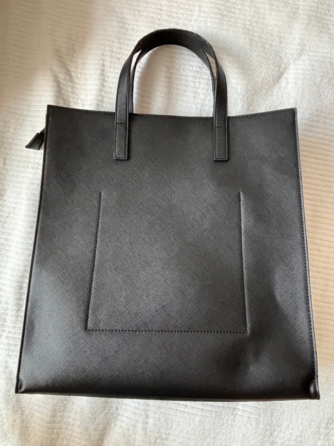 헤지스 런던 블랙 토트백 숄더백 / 사피아노 패턴 프라다st 상품이미지5