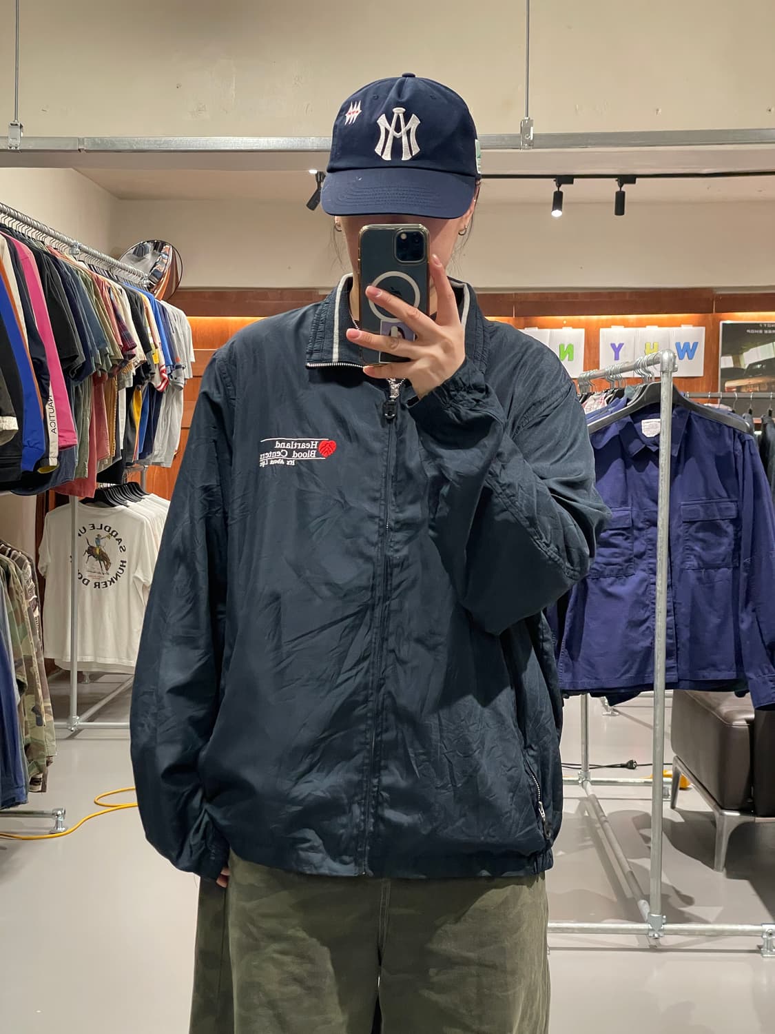 빈티지 바람막이 자켓   상품이미지1