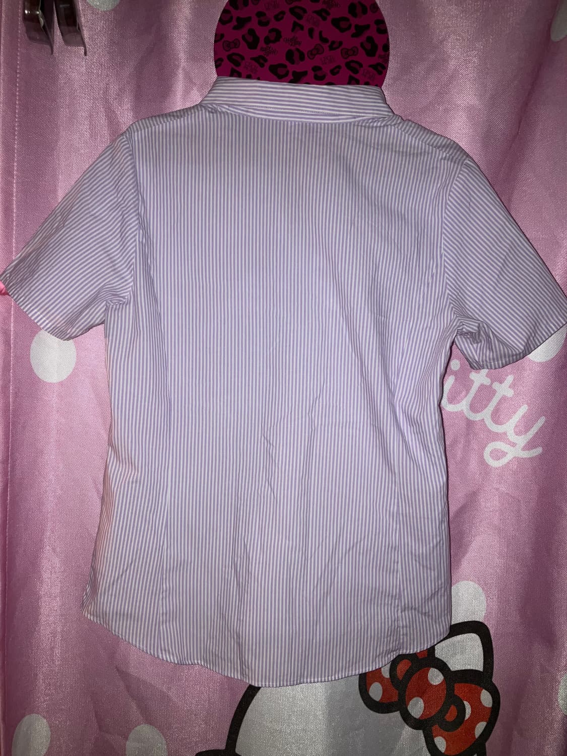 jpn 연보라 스트라이프 셔츠 상품이미지5