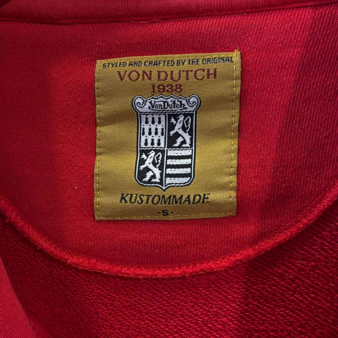 본더치 레드 후드집업 상품이미지4