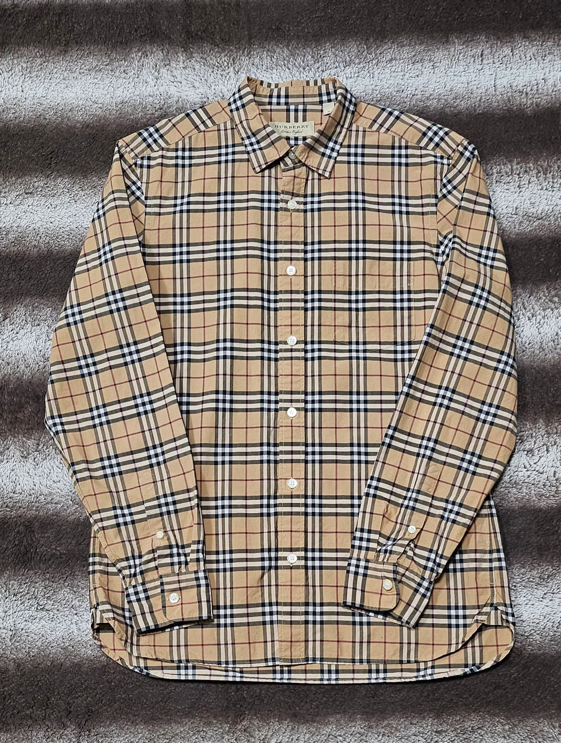 버버리 체크 남방 상품이미지1